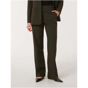 Forever New Women's Trisha Tailored Pants in Dark Olive Suit