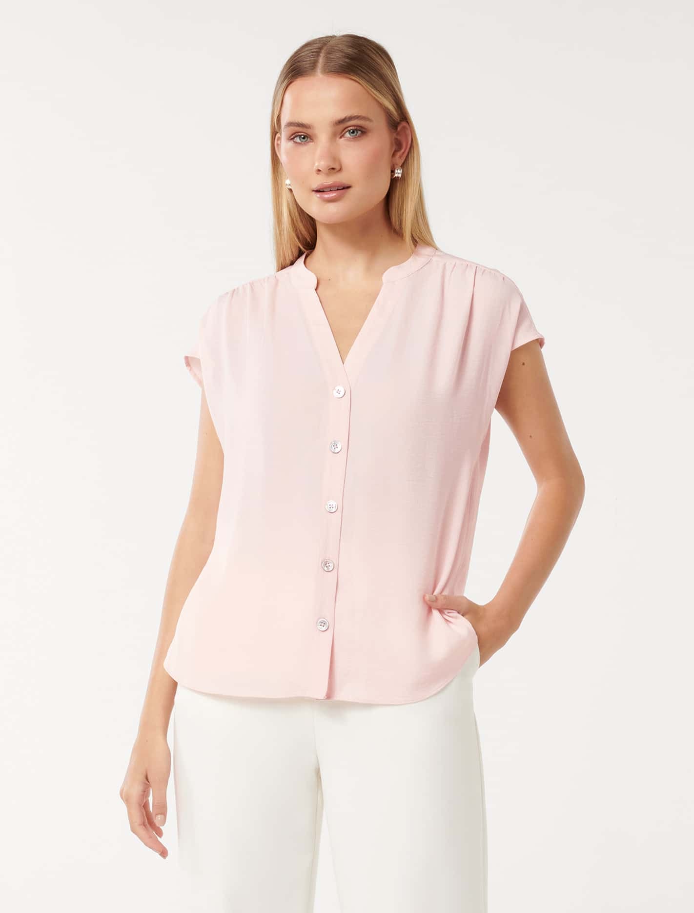 Forever New Women's Venus Blouse in Cotton Breeze