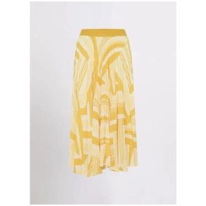 Golden Age Pleated Midi Skirt