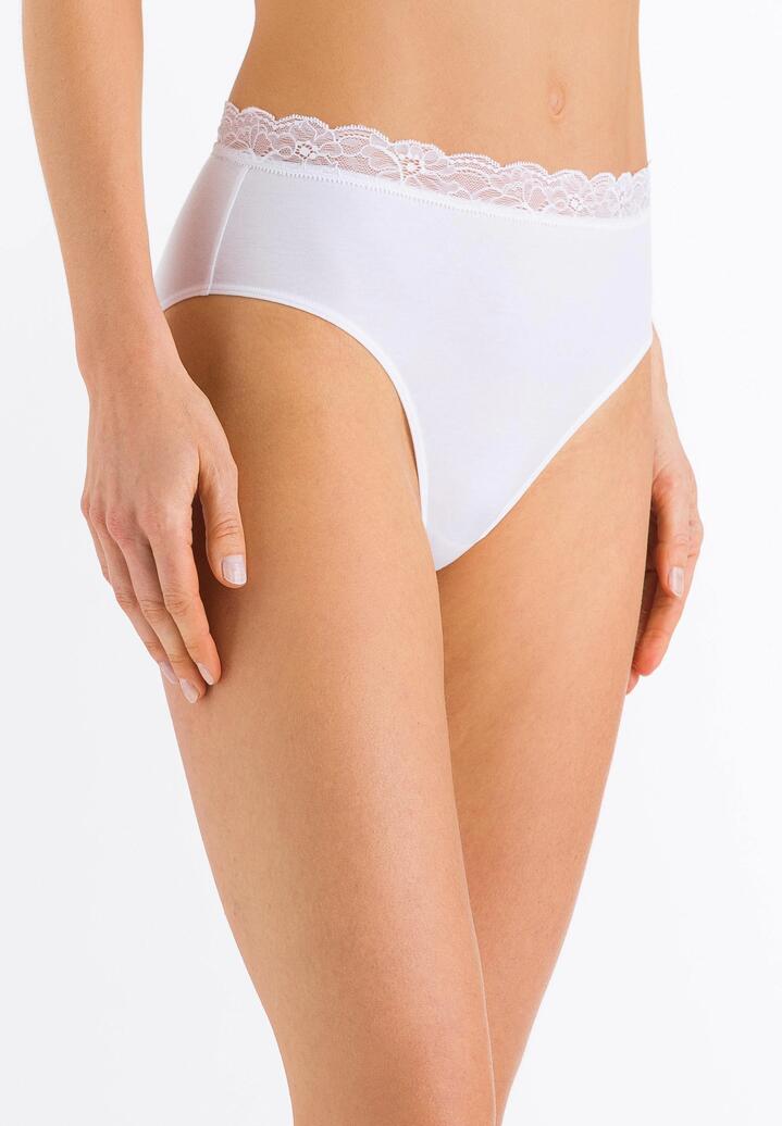 Hanro Sale | Women's Cotton Lace Maxi Briefs | XL | Cotton Lingerie | Afterpay Available