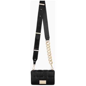 Ideal Of Sweden Sale | Women's Crossbody Bag Braided Smooth Noir | One Size | Fashion Handbags | Afterpay Available