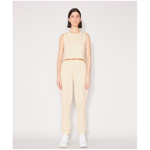 Jac And Mooki Sale | Women's ESSENTIAL TRACK PANT | BUTTERCREAM | S | Cotton Pants | Afterpay Available