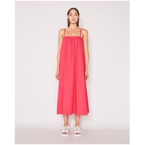 Jac And Mooki Sale Women's EVERYDAY DRESS ROUGE RED L Cotton Midi Dresses Afterpay Available