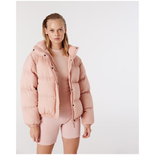 Jac And Mooki Sale | Women's SPORTS PUFFER | PEACH PINK | M | Nylon Jackets | Afterpay Available