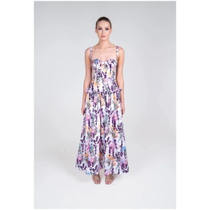 Justin Tong Sale Women's Lavande Dress Multi / 6 Designer Maxi Dresses Afterpay Available