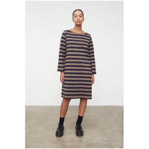 Kowtow Sale Women's Breton Dress Stripe / XXS Cotton Midi Dresses Afterpay Available