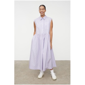 Kowtow Sale Women's Jamie Dress Lilac / XS Cotton Midi Dresses Afterpay Available