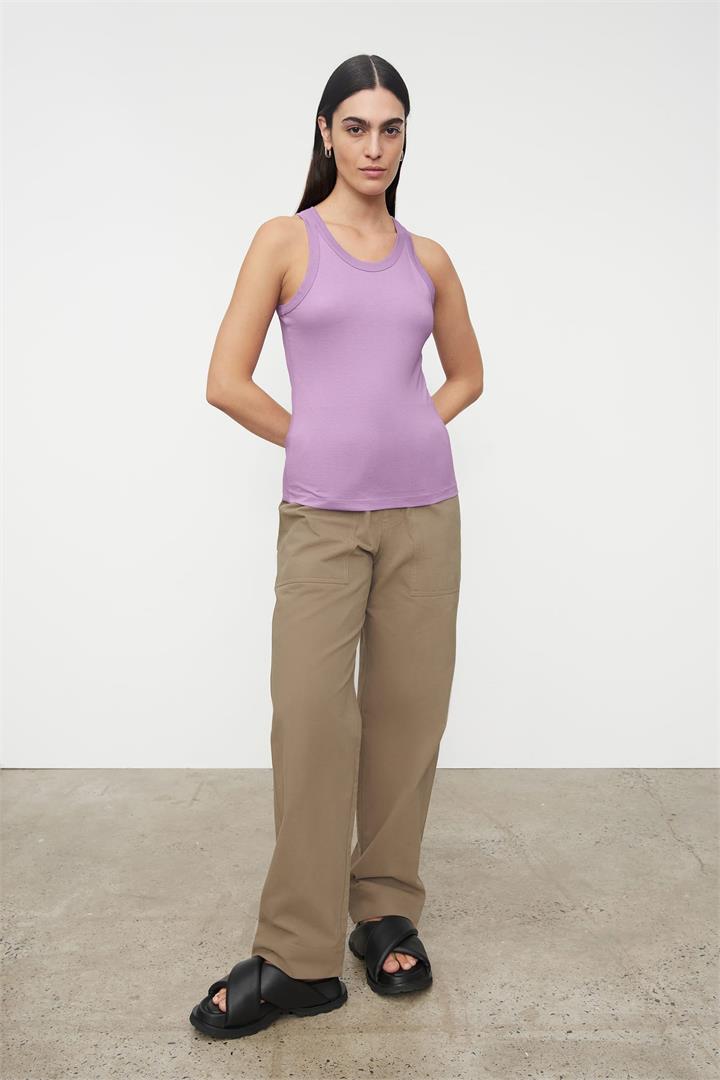 Kowtow Sale | Women's Racer Back Singlet | XXS | Cotton T-Shirts & Singlets | Afterpay Available