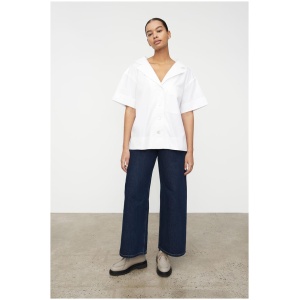 Kowtow Sale | Women's Seascape Shirt | L | Cotton Shirts | Afterpay Available