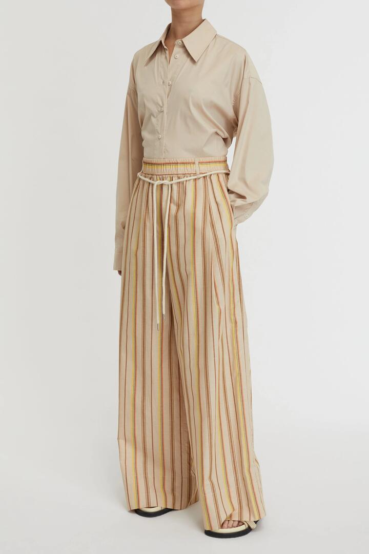 Lee Mathews Sale | Women's Emerson Pant | CAMEL / 00 | Cotton Designer Pants | Afterpay Available