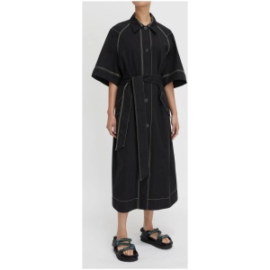 Lee Mathews Sale Women's Maddy Dress 1 Cotton Designer Midi Dresses Afterpay Available