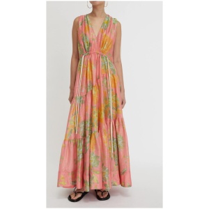 Lee Mathews Sale Women's Ruby Dress 0 Linen Designer Maxi Dresses Afterpay Available