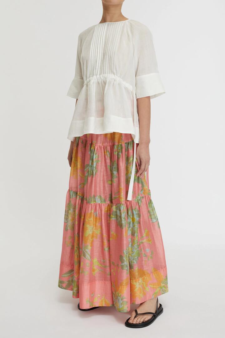 Lee Mathews Sale | Women's Ruby Skirt | 00 | Linen Designer Skirts | Afterpay Available