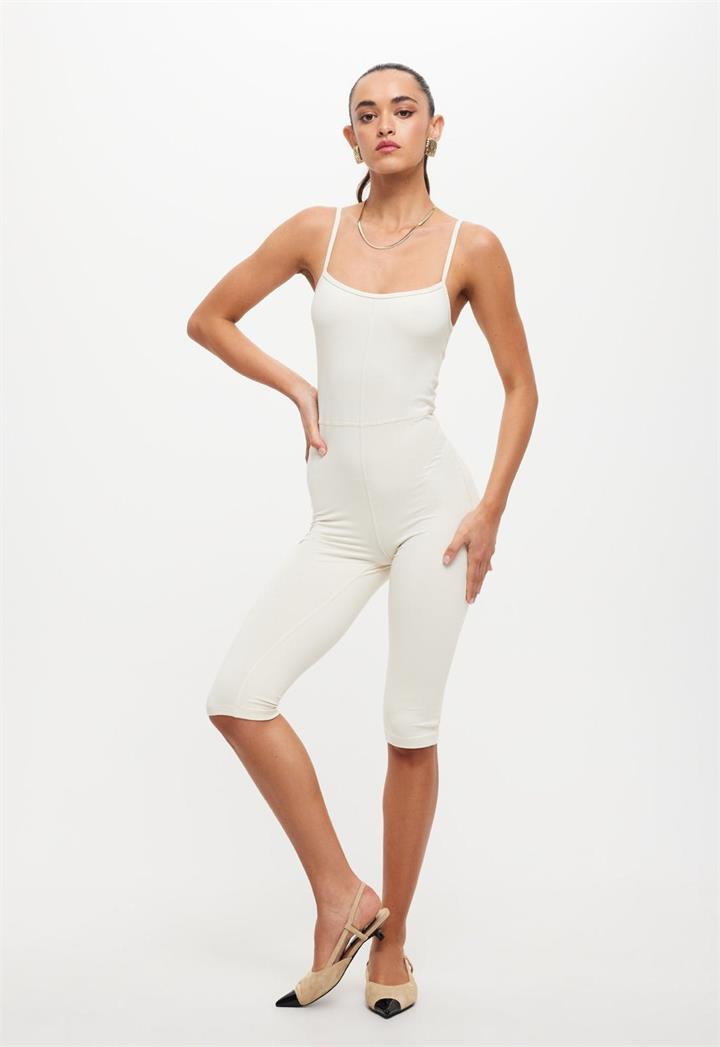 Lioness Sale | Women's REBIRTH ROMPER | IVORY | IVORY / XS | Nylon Jumpsuit & Playsuit | Afterpay Available