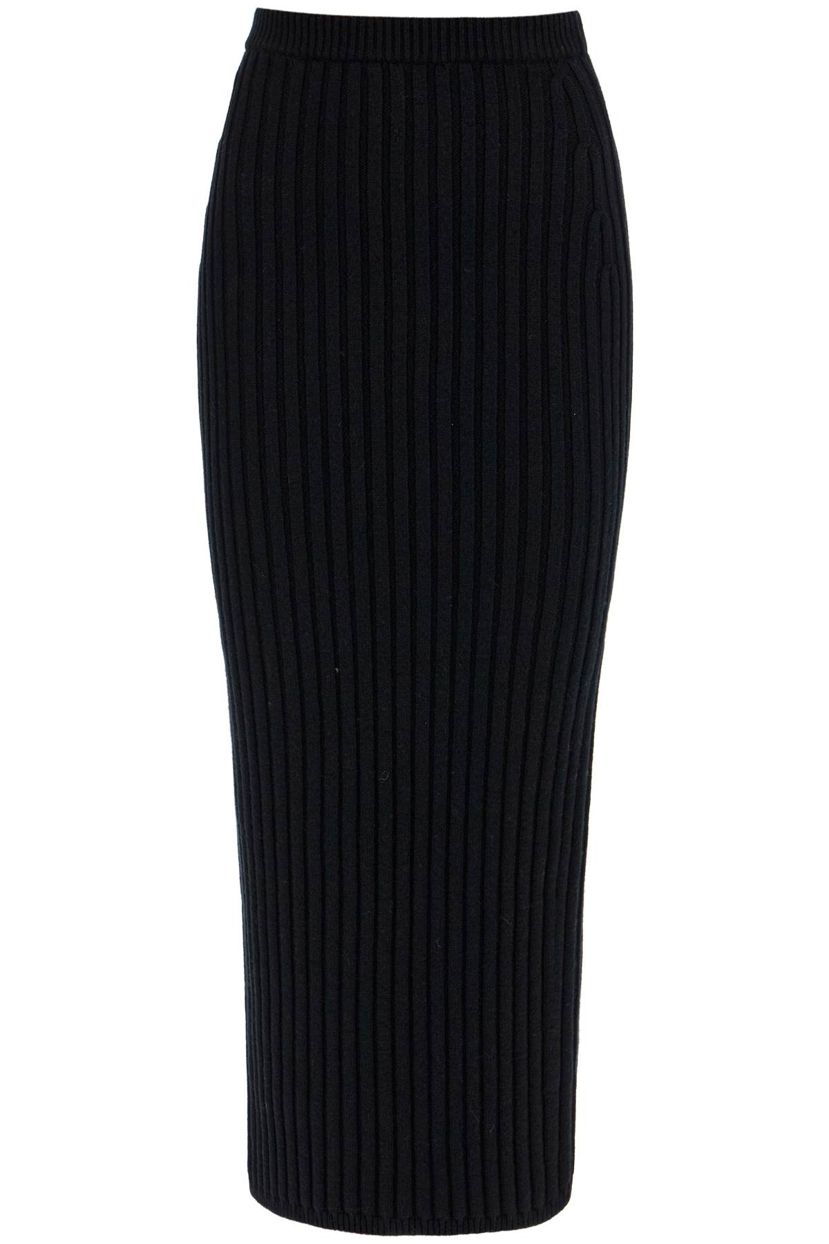 MAX MARA seta rib knit skirt