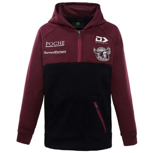 Manly Sea Eagles Junior Quarter Zip Hoodie 2022