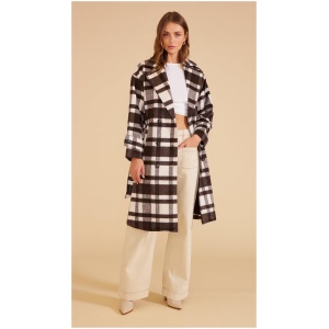 Minkpink Sale | Women's Kennedy Wool Blend Coat | L | Polyester, Wool Jackets | Afterpay Available