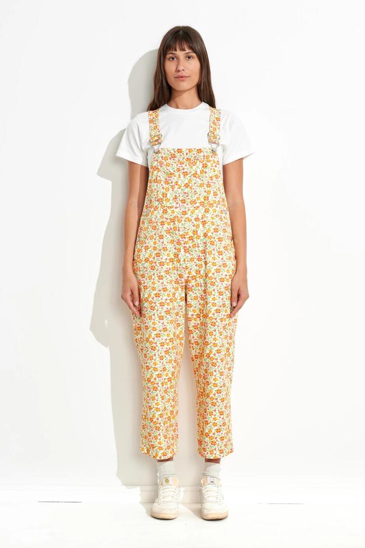 Misfit Sale | Women's HEAVENLY PEOPLE OVERALLS | White Floral | 8 | Jumpsuit & Playsuit | Afterpay Available