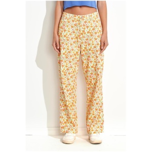 Misfit Sale | Women's HEAVENLY PEOPLE PANT | White Floral | 6 | Pants | Afterpay Available