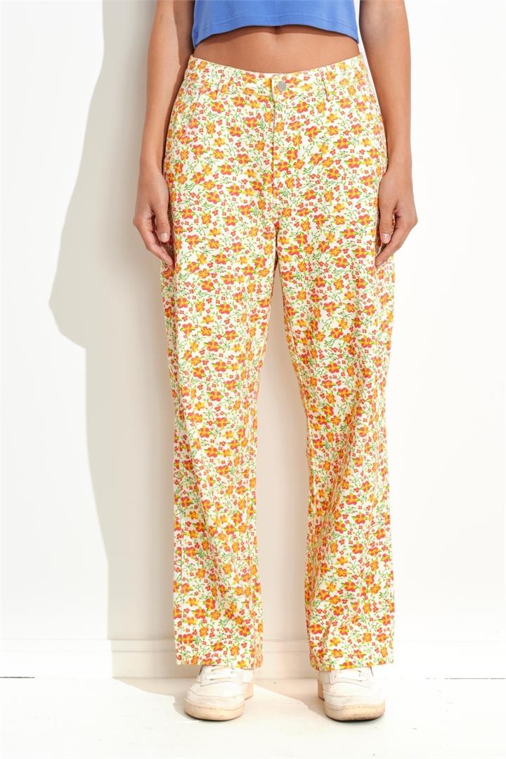 Misfit Sale | Women's HEAVENLY PEOPLE PANT | White Floral | 6 | Pants | Afterpay Available