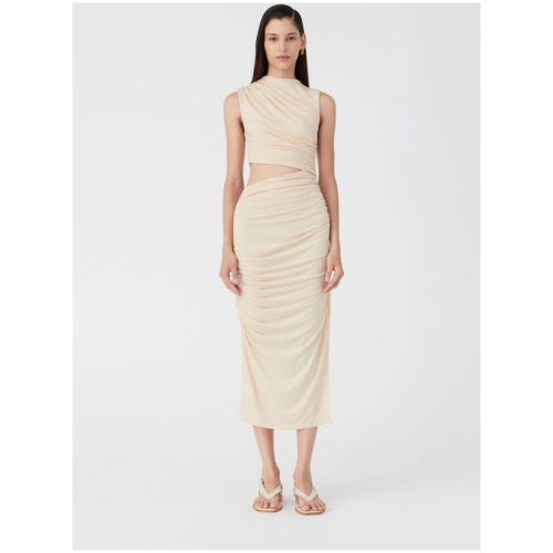 Misha Sale Women's LAUREL MIDI DRESS XS Designer Midi Dresses Afterpay Available