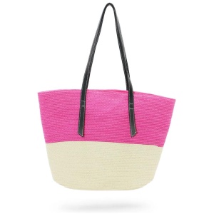 Morgan Taylor Sale Women's Copacabana Beach Bag in Pink Pink / One Size Polyester, Cotton Tote Bags Afterpay Available