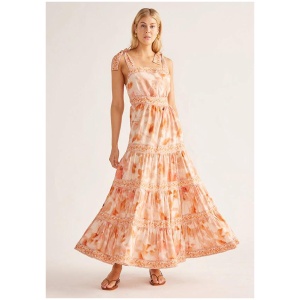 Mos The Label Sale Women's Athena Maxi Dress Multi / 10 Linen Maxi Dresses Afterpay Available