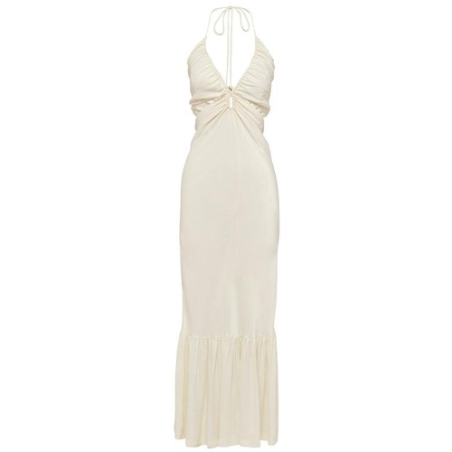 Mos The Label Sale Women's Ethereal Frill Midi Dress 8 Viscose Midi Dresses Afterpay Available