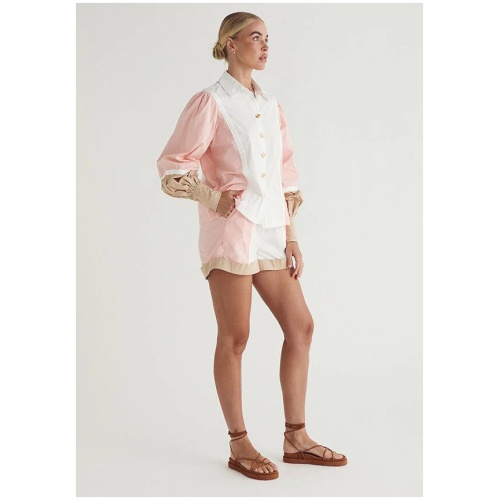 Mos The Label Sale | Women's Kassia Shorts | Multi / 8 | Cotton Shorts | Afterpay Available