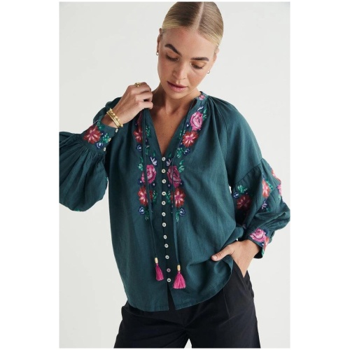 Mos The Label Sale | Women's Ophelia Blouse | 6 | Cotton Shirts | Afterpay Available