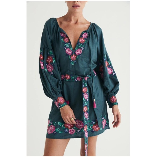 Mos The Label Sale Women's Ophelia Long Sleeve Mini Dress 6 Cotton Mini Dresses Afterpay Available