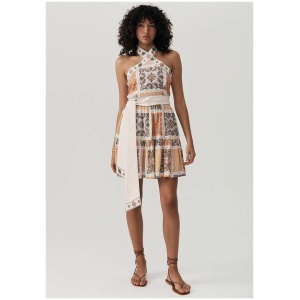 Mos The Label Sale Women's Soraya Mini Dress Multi / 8 Linen Mini Dresses Afterpay Available