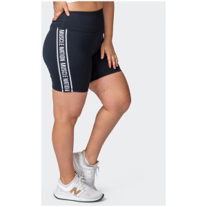 Muscle Nation Sale | Women's Dynamic Bike Shorts | Black | S | Shorts | Afterpay Available