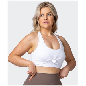 Muscle Nation Sale | Women's Exceptional Bra | White | XXL | Sports Bras | Afterpay Available