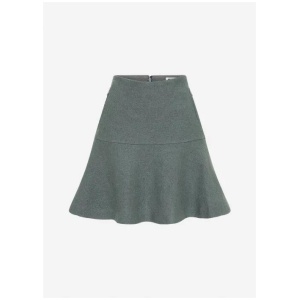 Neptune Felted Wool Mini Skirt