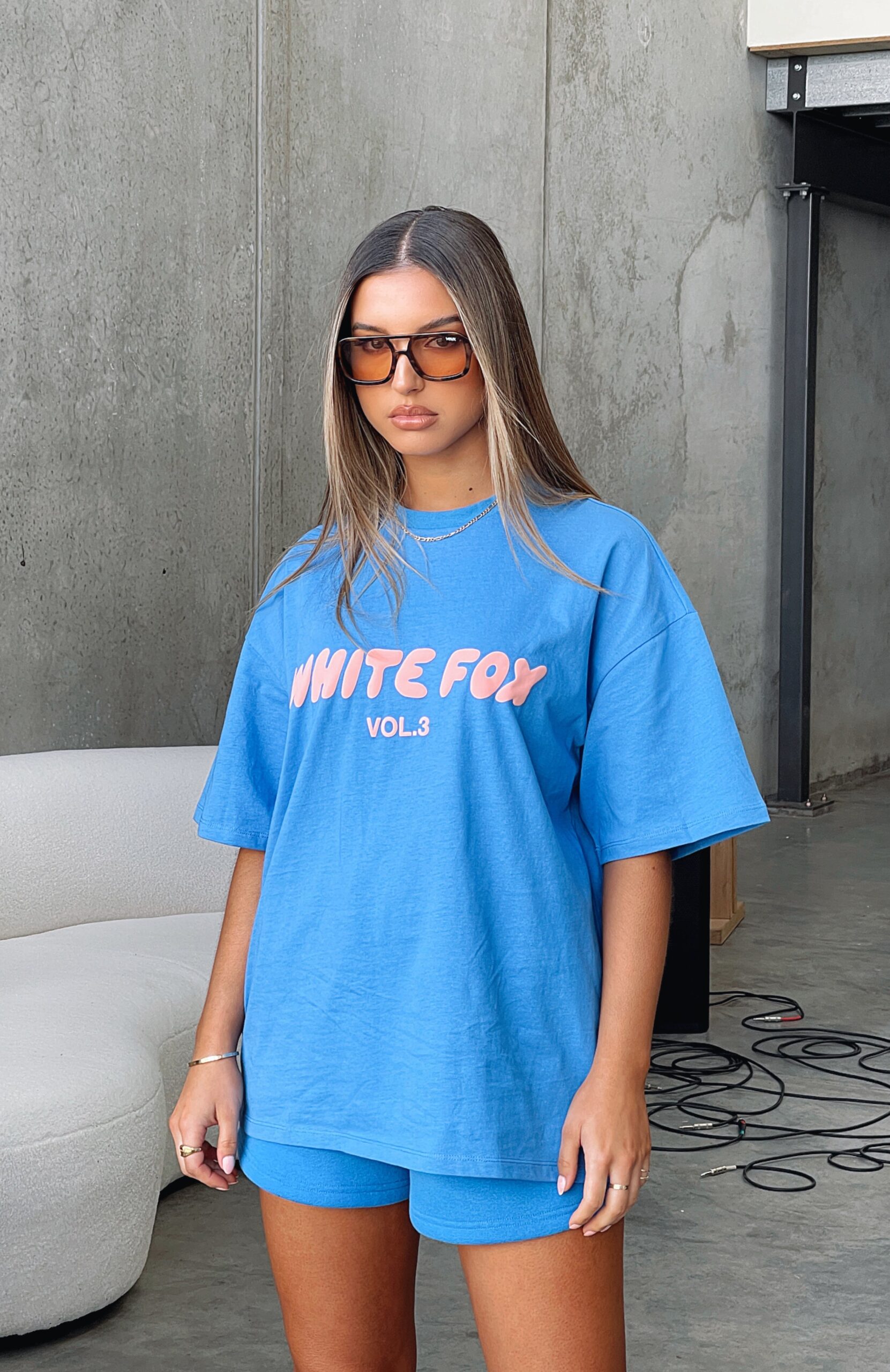 Offstage Oversized Tee Azure