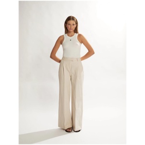 One Mile Sale | Women's Maverick Trousers Almond | 4 | Cotton Pants | Afterpay Available