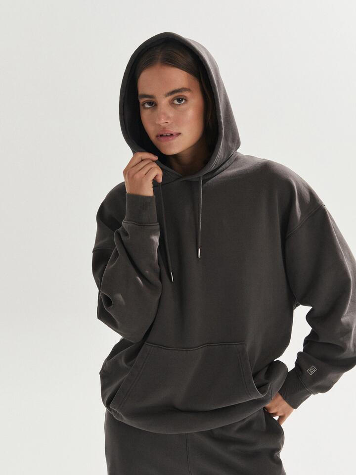 One Mile Sale | Women's Parker Hoodie Charcoal | XXS | Cotton Sweats & Hoodies | Afterpay Available