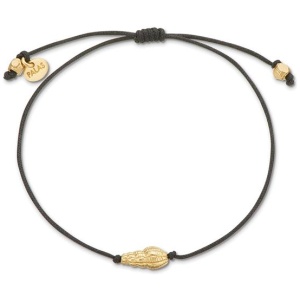 Palas Jewellery Sale | Women's Conch shell blessing bracelet | Gold / One Size | Cotton Bracelets & Cuffs | Afterpay Available