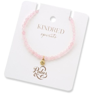 Palas Jewellery Sale | Women's Kindred spirits rose quartz gem bracelet | One Size | Fashion Bracelets & Cuffs | Afterpay Available