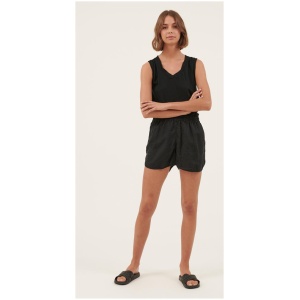 Primness Sale | Women's LIN SHORT | NOIR | FINAL SALE | M | Linen Shorts | Afterpay Available