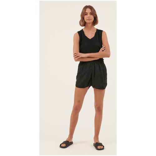 Primness Sale | Women's LIN SHORT | NOIR | FINAL SALE | M | Linen Shorts | Afterpay Available