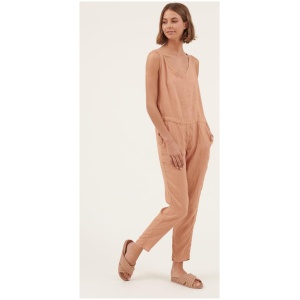 Primness Sale | Women's T OVERALL | TAN | FINAL SALE | L | Linen Jumpsuit & Playsuit | Afterpay Available