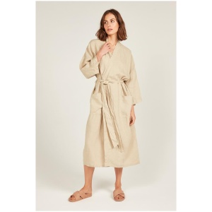 Primness Sale | Women's THE OCEAN ROBE | CAMEL | FINAL SALE | One Size | Linen Jackets | Afterpay Available