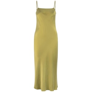 Ralf Studios Sale Women's AVALON DRESS OLIVE LOVE 14 Silk Midi Dresses Afterpay Available