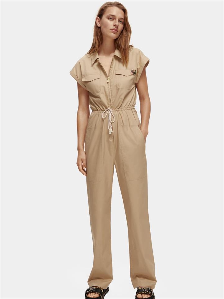 Scotch Soda Sale | Women's Military jumpsuit | 34 | Cotton Jumpsuit & Playsuit | Afterpay Available