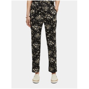 Scotch Soda Sale | Women's Nina mid|rise tapered printed silky pants | Multi / XS | Viscose Pants | Afterpay Available