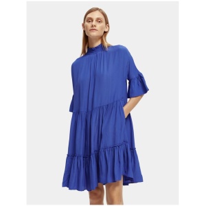 Scotch Soda Sale Women's Ruffle|sleeved tiered mini dress EU 34 Viscose Mini Dresses Afterpay Available