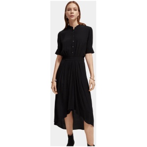 Scotch Soda Sale Women's Short sleeved midi dress 34 Viscose Midi Dresses Afterpay Available