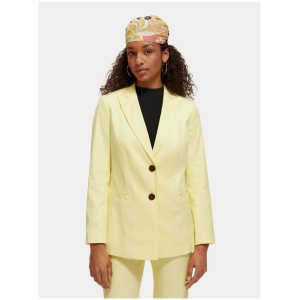 Scotch Soda Sale Women's Single breasted summer blazer XS Linen Blazers Afterpay Available